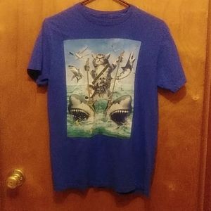 Cats and sharks t-shirt!